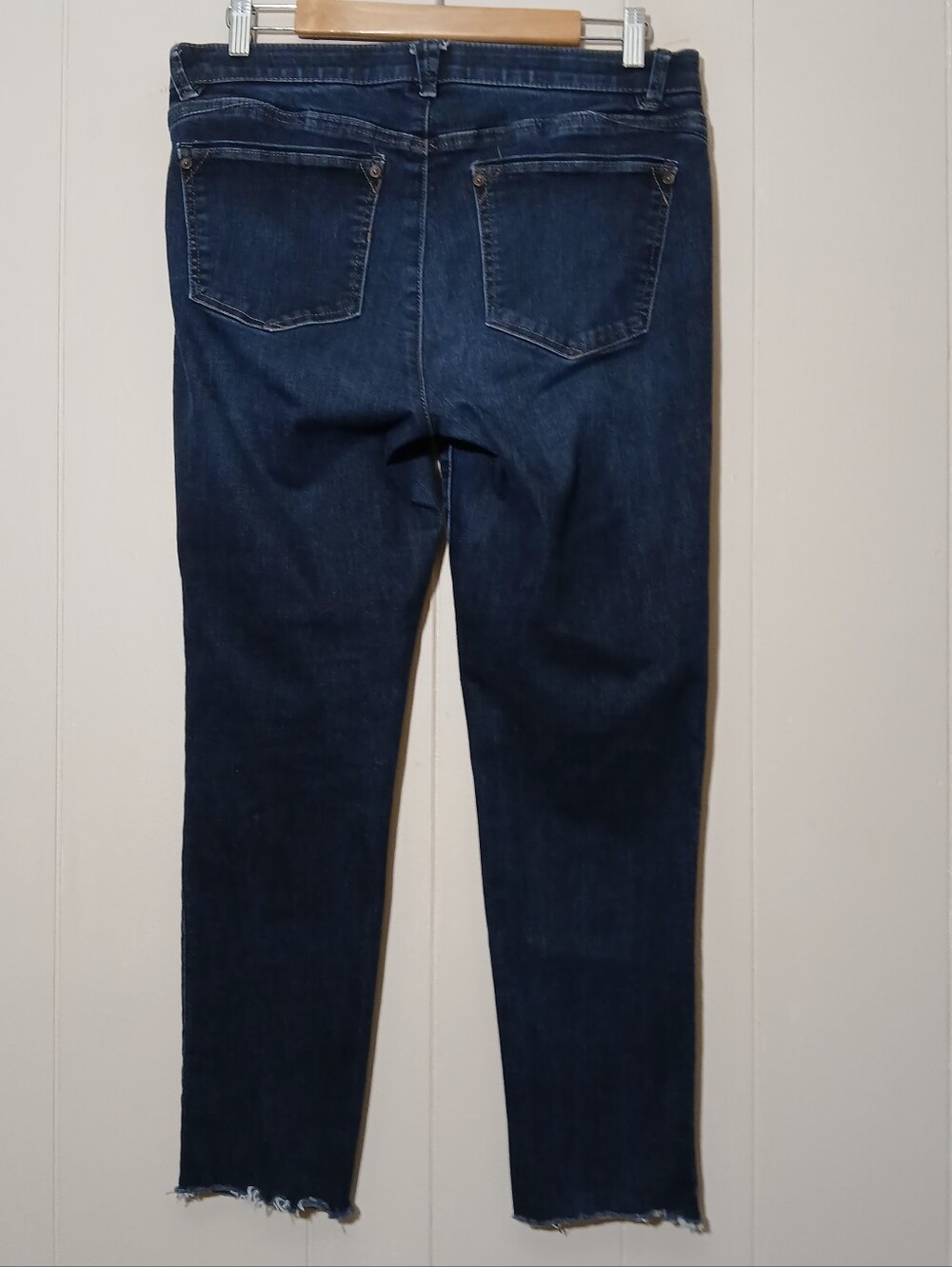 Wit & Wisdom 'Ab'Solution Jeans Ankle Skimmer Dark Wash Stretch Denim L104KEFF - Picture 2 of 6